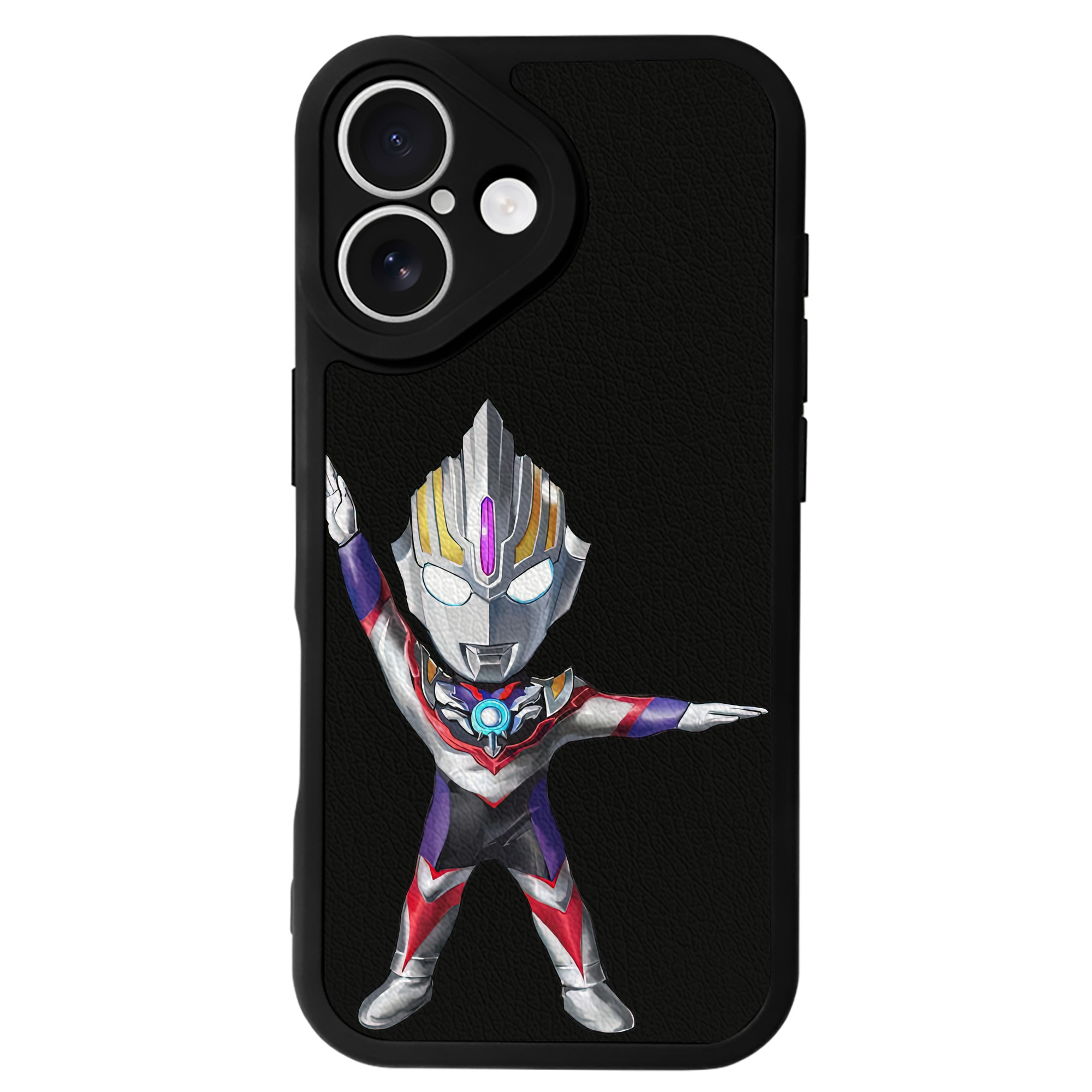（画像用） ウルトラマン Ultraman 【iPhone 16シリーズ対応】シリコンスマホケース（レザー調） 材質：シリコン